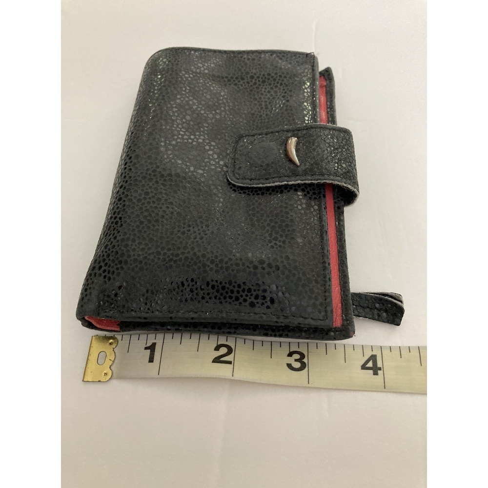 Tusk Genuine Leather Bifold Snap Wallet Zip Pocket Credit Card Organizer - Picture 8 of 10